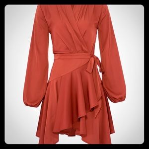 dRA silk wrap dress -